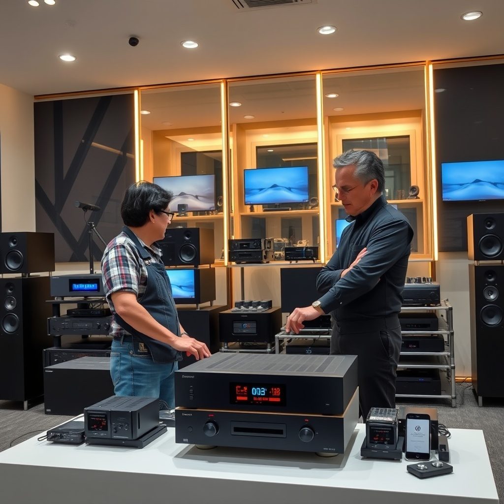 High-fidelity audio setup