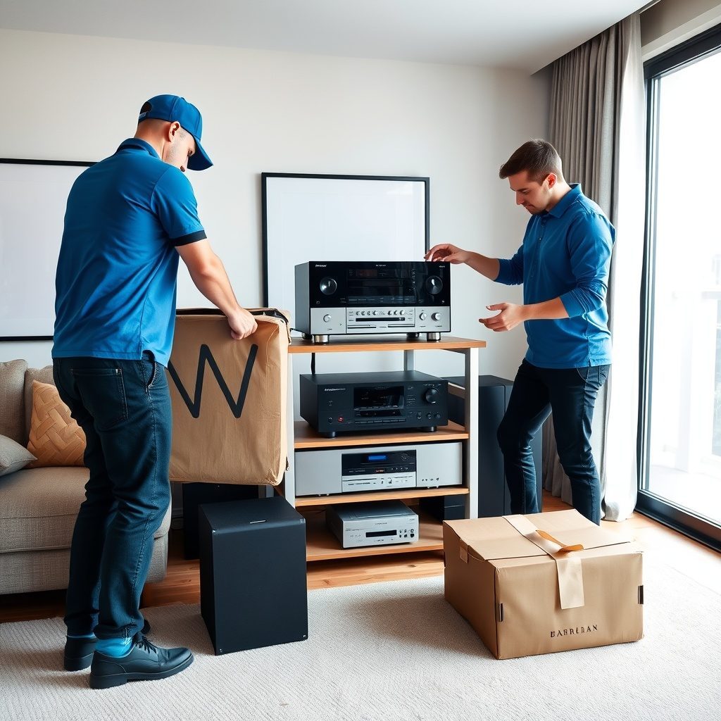 Delivery and setup service